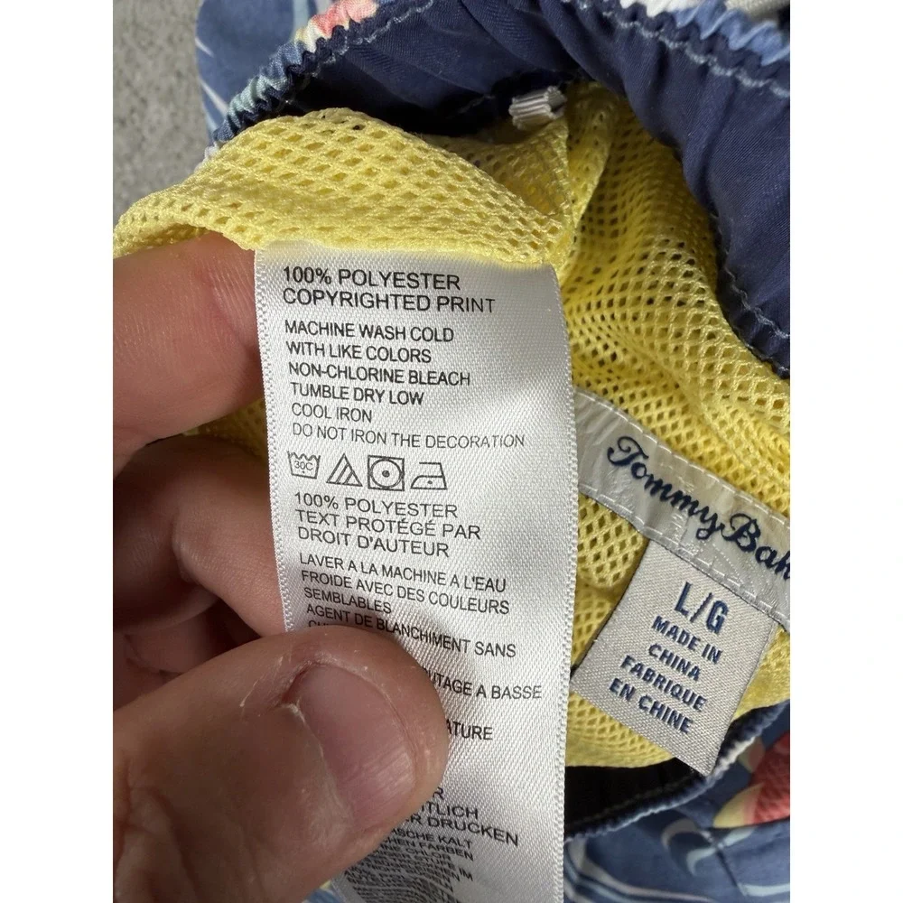 Tommy Bahama Men's Large Koi Fish‎ All Over Print Swim Trunks Shorts Mesh Lined